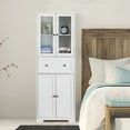 thumbnail image 6 of FCH MDF Spray Paint 4 Doors 1 Pump Bathroom Cabinet White, 6 of 6