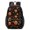 Basketball and Hoop, variant on Basketball and Hoop Black Pattern 17" School Backpacks for Teens,Waterproof Oxford Fabric,S-Shape Padded Straps for School,Travel,Hiking,Camping