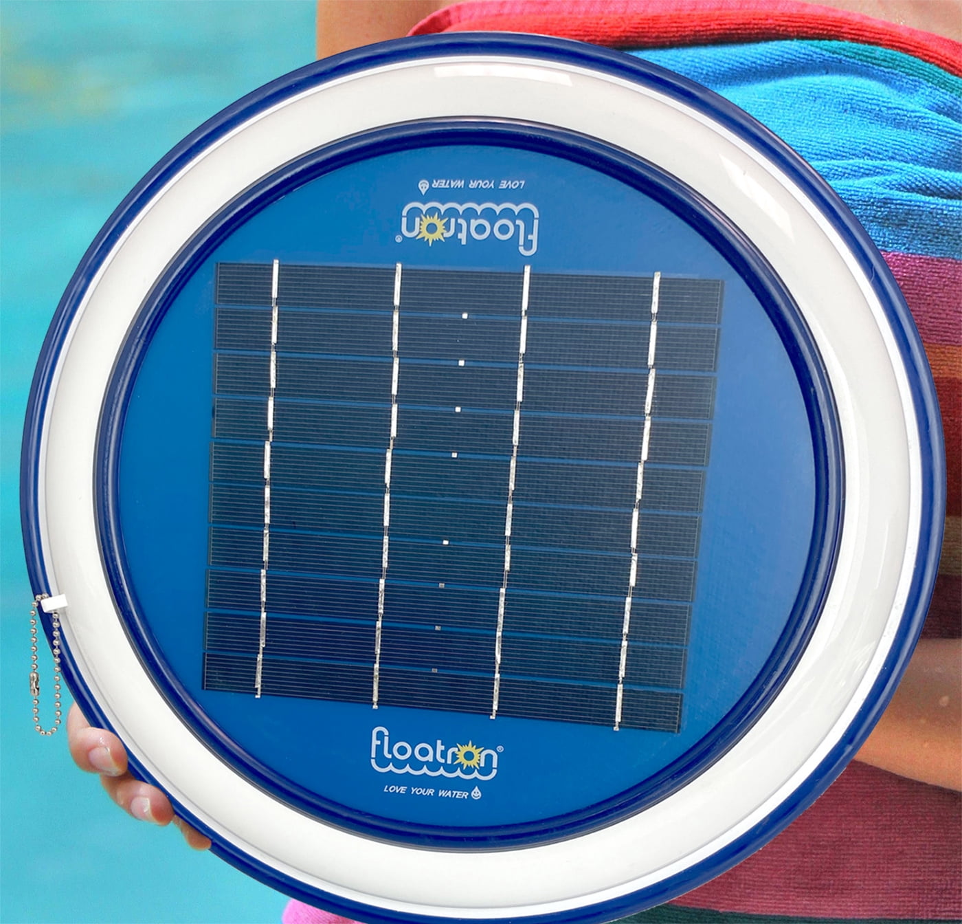 Floatron Solar Powered Water Purifier and Ionizer for Pools Reduces Chlorine Use 40 000 Gal