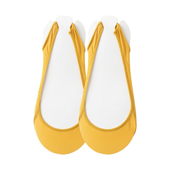 Yuanlong Womens Boat Socks Solid Color No Show Non- Socks Hollow Soft Breathable Everyday Hosiery