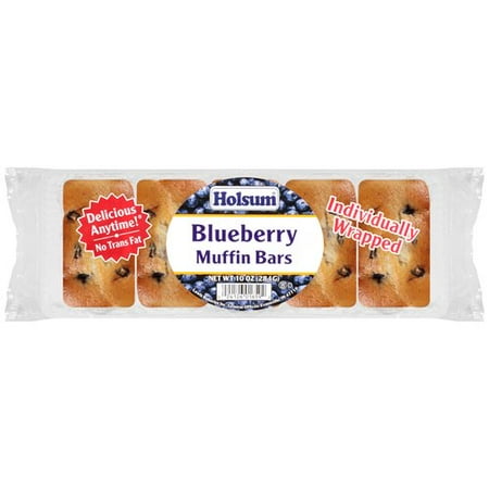 Holsum Blueberry Muffin Bars, 5 count, 10 oz