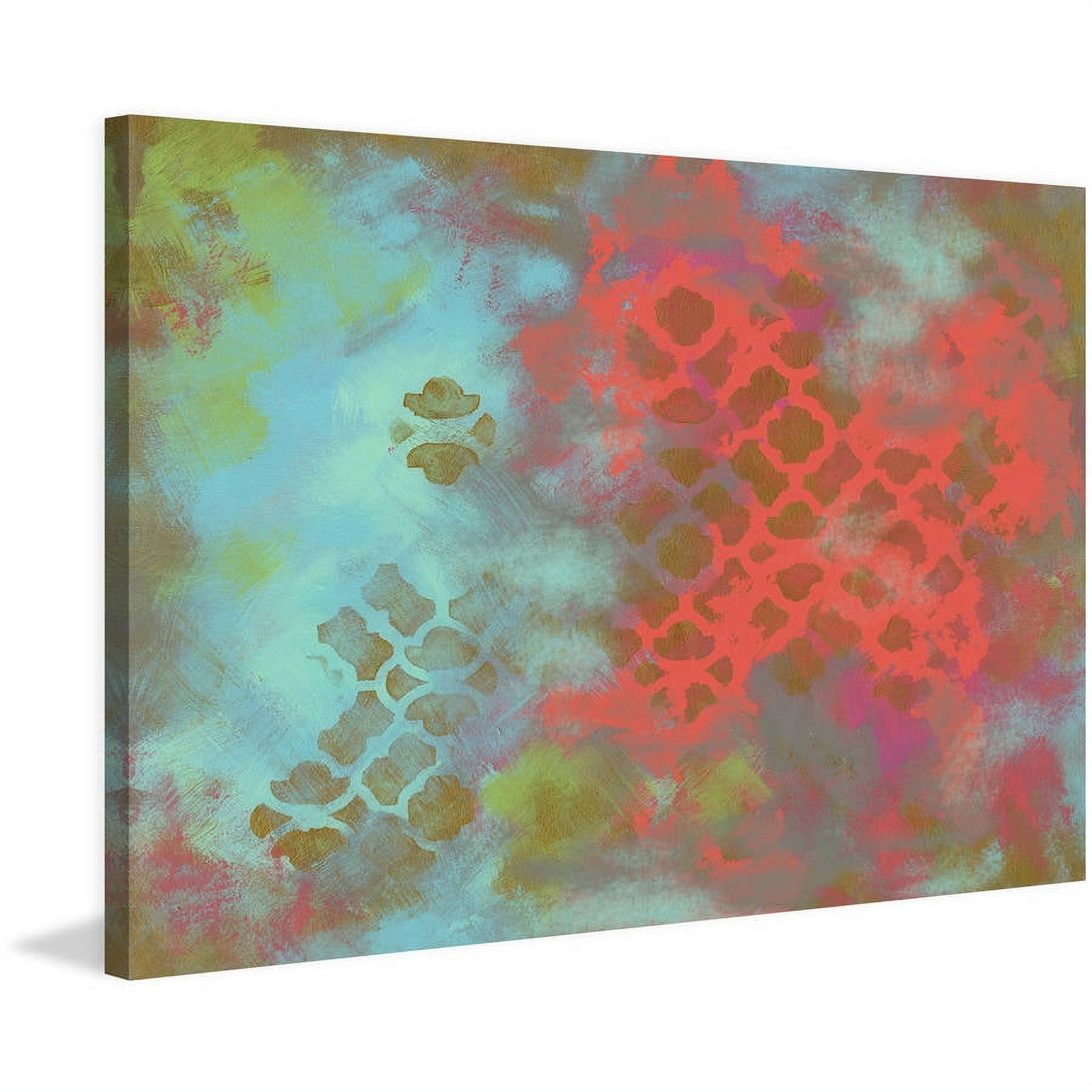 Marmont Hill "Goldmod" by Reesa Qualia Painting Print on Wrapped Canvas