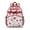 Pioneer Flower Floral-2, variant on Pioneer Flower Floral Print Pattern Backpack for School,Cute School Bag,Schoolbag with Adjustable Shoulder Straps & Padded Back,15.25"x11.5"x5.25"