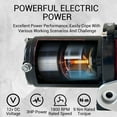 thumbnail image 4 of 10000lbs Electric Winch 12V Waterproof Electric Winch Synthetic Rope Winch, Waterproof IP67 85ft Steel Cable Truck Winch with Wireless Handheld Remote, For Trucks, SUVs, Jeeps, 4 of 8