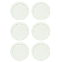 Pyrex 7200-PC White 2 Cup Round Plastic Replacement Lid (6-Pack)