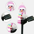 thumbnail image 6 of Snowman Outdoor Christmas Decorations Solar Snowman Garden Pile Decorative Metal Solar P-ath Pile For Outdoor Yard L-awn Decorations, 6 of 6