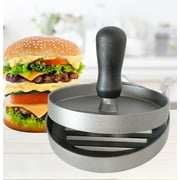 EQCOTWEA Aluminum Hamburger Press Mold Beef Grill Burger Patty Maker Tool
