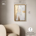 thumbnail image 5 of Glory of Gold Canvas Elegant White and Gold Art by Art Remedy, Gold Frame, 16" x 24", 5 of 7