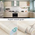 thumbnail image 3 of Papel tapiz de grano de madera para bricolaje, películas para cocina, armario de ropa reacondicionado, puerta de armario, muebles para decoración de oficina en casa, adhesivo de pared, 3 of 5