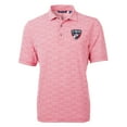 thumbnail image 2 of Men's Cutter & Buck Red FC Dallas DryTec Virtue Eco Pique Botanical Print Recycled Polo, 2 of 3