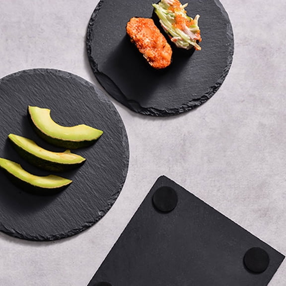 ifundom Snack Platters Plate Black Natural 1Set