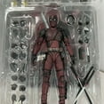 thumbnail image 3 of Figura de acción SHF Deadpool 2 de 16cm, colección de superhéroes de PVC, modelo móvil, juguetes articulados, regalo de cumpleaños para niños, 3 of 6