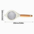 thumbnail image 3 of Xihbxyly Tamiz de Harina con Mango de Madera, Filtro de Acero Inoxidable de Malla Fina, Fácil de Limpiar, Herramienta Multiusos para Hornear, Tamiz de Azúcar En Polvo, Colador de Jugo de Fruta, Mango, 3 of 7