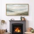 thumbnail image 2 of Large Framed Canvas Wall Art Minimalist Abstract Landscape Print for Living Room Decoration - 60"x30" Natural Frame, 2 of 7