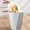 White, variant on YIMWNYI Plastic Kitchen Trash Can Bedroom Bathroom Large Lidless Press Ring Garbage Bin, Slim Design, Easy to Clean, Space Saving, Suitable for Office, Bathroom, Bedroom, and More
