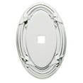 thumbnail image 1 of Baldwin 4619260 Oval Edinburgh Cabinet Back Plate - Polished Chrome, 1 of 1