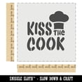 thumbnail image 2 of Kiss the Cook Cooking Chef DIY Cookie Wall Craft Stencil - 9.0 Inch, 2 of 5