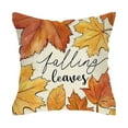 thumbnail image 1 of Decorative Pillow Covers 17.72 Inches Thanksgiving Pillowcase Thanksgiving Decorations Sofa Decorations Single-Sided Pattern Linen Pillowcase Suitable for Sofa and Bedroom Thanksgiving Pillow Covers, 1 of 6