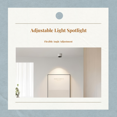 thumbnail image 4 of Abbraccia Foco LED ajustable para techo moderno, 4 of 6