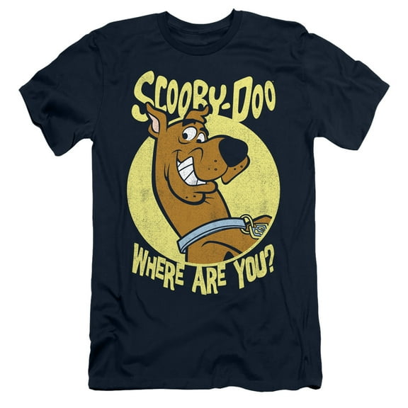 Scooby Doo Where Are You Adult 30/1 T-Shirt Navy