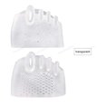 thumbnail image 4 of Separadores de Dedos del Pie de Gel, 5 hoyos Gel Separadores Alisadores con Espaciadores Gordo, para Hallux Valgus, Hammer Tratamiento ShuxiuWang 1327537032335, 4 of 5