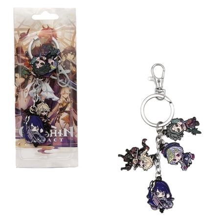 Xiao Qiqi Raiden Kazuha - Genshin Impact 1" Keychain 4 pc. Pendant