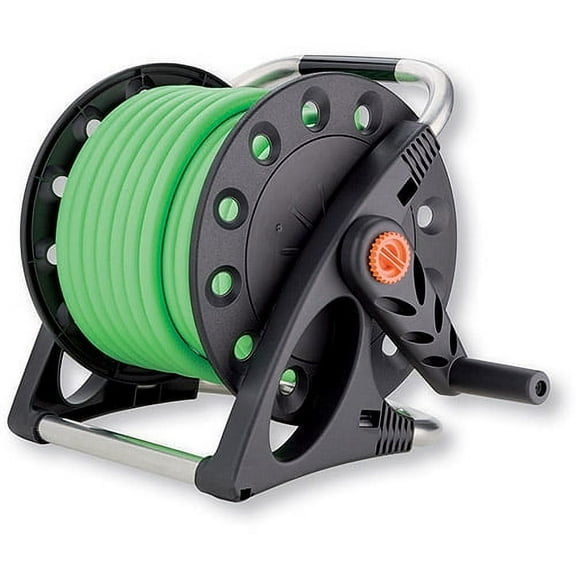 Claber Aquapony Kit Black 50-100 Ft. Hose Cart, Hose Included