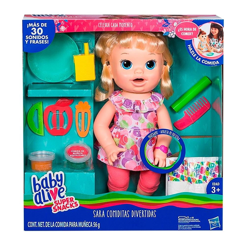 Muñeca Baby Alive Sara comiditas divertidas | Walmart en línea