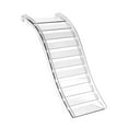 thumbnail image 3 of Kuntesetty Hamster Ladder Anti Slip Habitat Decor for Small Animals Hedgehog Small Pets Clear, 3 of 9