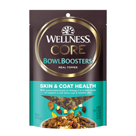 UPC: 0076344885276 | Wellness CORE Bowl Boosters Skin & Coat Dog Food Topper 4 Ounce Bag