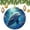 pattern-1, variant on Ornament Blue Sea World Coral Dolphin Circle Ornament Dolphin Marine Animals Xmas Tree Decorations Flat Circle Ceramic Ornament Gifts Keepsake for Family