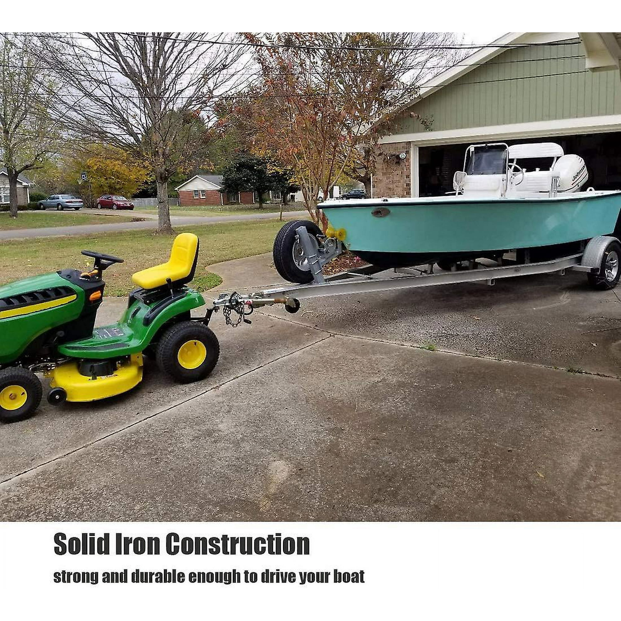 Trailer Hitch For Lawn Mower Garden Tractor Trailer Hitch Solid Iron Construction Compatible With John Deere Ariens Cub Cadet Poulan Pro Husky Husq