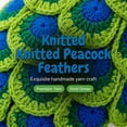 thumbnail image 5 of AZXY Crochet Peacock‑Style Porch Goose Outfit, Fits 23 Inch Porch Goose Statue, Goose Costume, Goose Clothes for Cement Goose, Goose Clothing, Woven Knitted Fall Outdoor Yard Patio Garden Decor, 5 of 8
