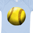 thumbnail image 4 of Inktastic Yellow Softball Boys or Girls Baby Bodysuit, 4 of 5