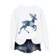 thumbnail image 3 of TaTaai Hoodies Shirts for Women Early Fall Long Sleeve Tops Vintage Graphic Outfits Tops Fashion Pullover Tees Gift, 3 of 5