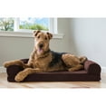 thumbnail image 6 of FurHaven Pet Products Quilted Memory Top Sofa Pet Bed for Dogs & Cats - Coffee, Large, 6 of 13