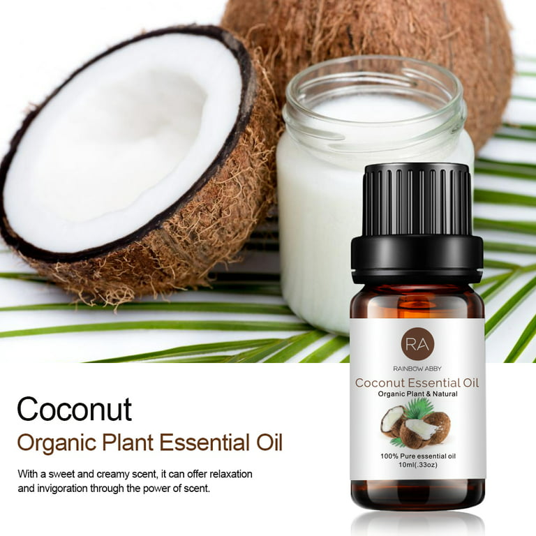 Coconut Essential Oil, 100% Pure Diffuser Oil for Diffuser, Skin Care –  RainbowAbby 2013