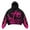Hot Pink, variant on Men's Graphic Printed Hooded Sweatshirts Loose Fit Hop Hoodies Streetwear Sports Outdoor Pop Pullovers White XXXXL