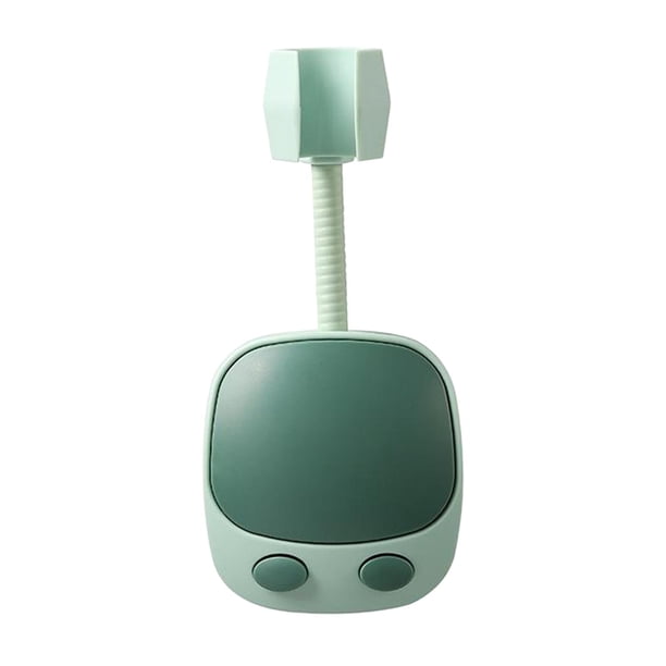 Soporte de cabezal de ducha ajustable con ventosa, accesorio de baño de mano para montar en la pared Verde