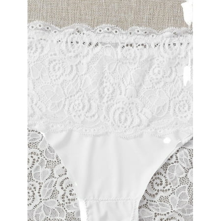 

Print Sets Plus Size Panties Women s Black and White