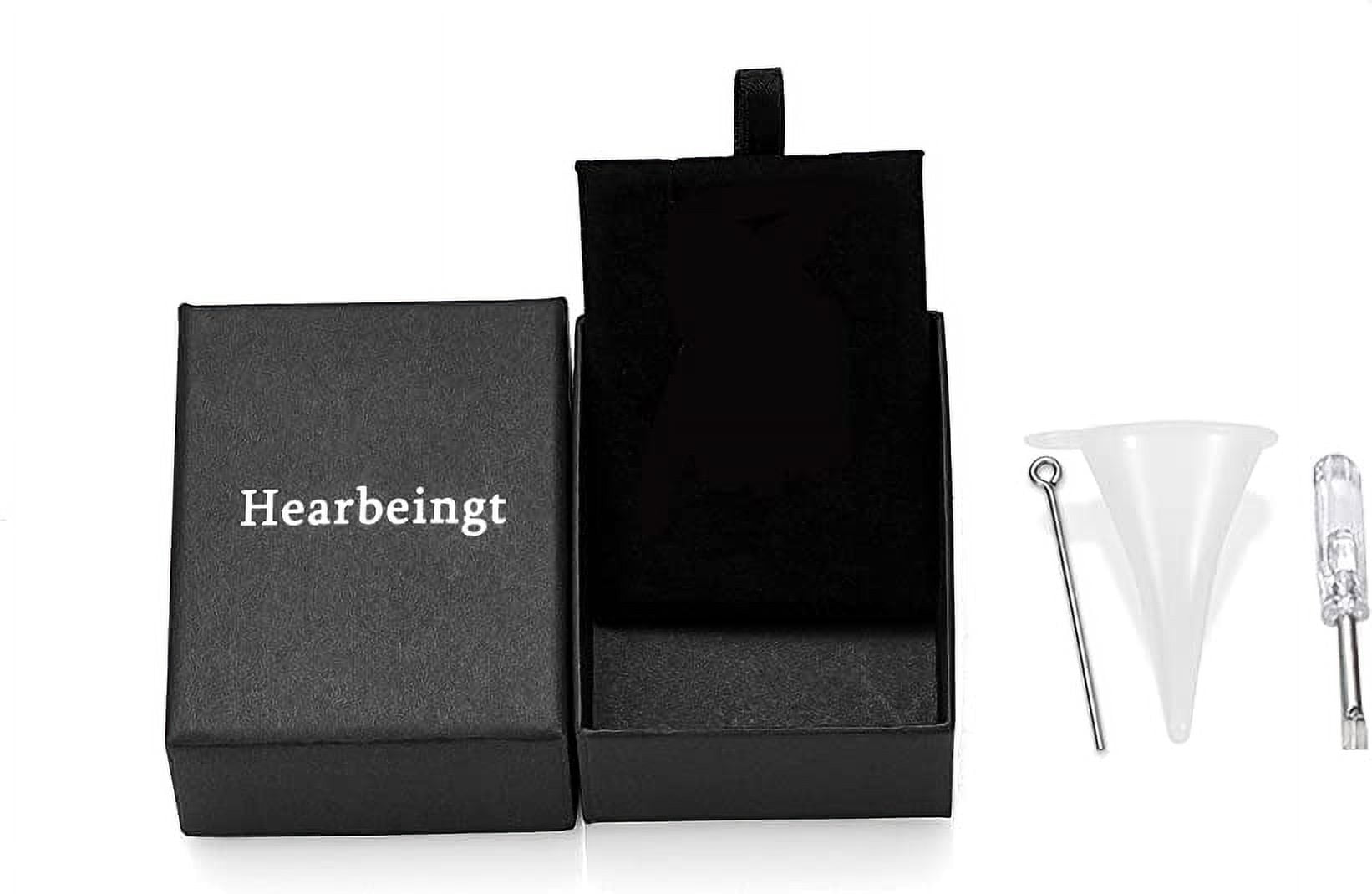 3 Pack Cylinder Cross Heart Cremation Jewelry for Ashes 3 Pieces Urn Necklace for Women Men Loved One Keepsake Memorial Mini Urn Holder