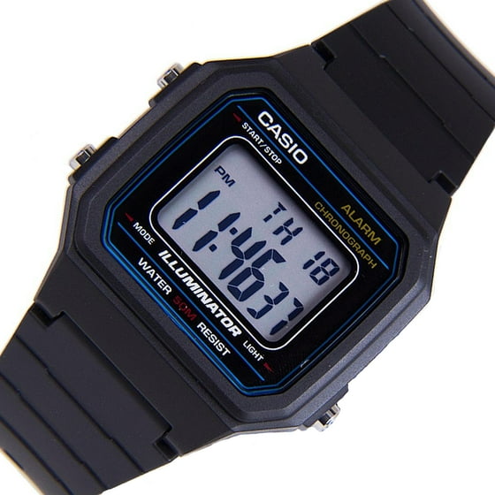 Casio - Men's Easy Reader Digital Watch, Black - Walmart.com
