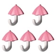 thumbnail image 4 of 5 ganchos para colgar llaves de puerta, decorativos para colgar en la pared. rosa blanco, 4 of 9