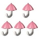 thumbnail image 4 of 5 ganchos para abrigos de pared para llaves, para baño, entrada, puerta y paraguas. rosa blanco, 4 of 9