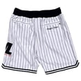 thumbnail image 3 of Nipsey Hussle Men's Headgear Classics Crenshaw Victory Lap Basketball Shorts (Medium, White/Black Pinstripe), 3 of 4