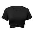 thumbnail image 6 of TYGHBN Women Tops for Yoga Short Sleeve Daily Loose Blouses Tops Womens Tops and Tees Neck Tee Shirt 2 Sleeve plus Size Womens Turtleneck Long Sleeve Womens Workout Shirts Pack Women Compression, 6 of 6
