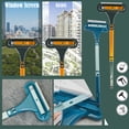 thumbnail image 6 of Window Screen Cleaner Patio Door Porch Window Screen Cleaning Brush Window Sill Cleaner Tool Detachable 2 in 1 Mesh Screen Cleaning Brush for Wet Dry Use Window Cleaner Tool, 1Pc(Blue,7x2"), 6 of 7