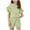#A16-Light Green, variant on Abcomgle Girls Summer Outfits 4-16 Ruffle Sleeve T Shirts and Drawstring Shorts Cute Trendy Girls Short Sets 10-11 Years,Purple