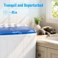 thumbnail image 6 of SOLAURA 16 LBS Portable Washing Machine, Mini Washer and Dryer Combo, Semi-Automatic Twin Tub Washer with Drain Pump for Dorms, Apartments, RVs (Blue), 6 of 9