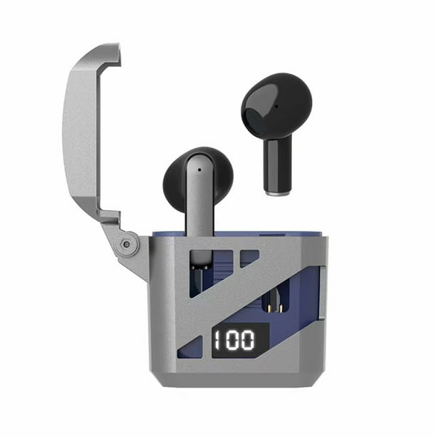Auriculares inalámbricos Geniales auriculares BT inalámbricos semi-intrauditivos GT02, los más vendidos y duraderos, estilo mecha